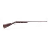 (S58) 10 bore Percussion (drum and nipple conversion from flintlock) Fowling Gun, 39¼ins sighted hal