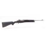 (S1) .223 Ruger straight pull Ranch Rifle, 18 ins barrel, blade front sight and adjustable folding b