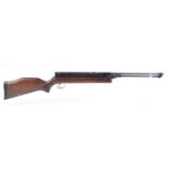 .22 Sterling Armament CO. HR81 under lever air rifle, bolt action loading, scope grooves, stock with