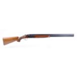 (S2) 12 bore Aramberri Mach over and under, ejector, 28 ins barrels, ½ & ¼, file cut ventilated rib