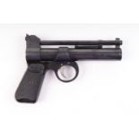 .177 Webley Junior air pistol, open sights, black grips, no. 1900 [Purchasers note: Collection in p