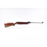 .22 Feinwerkbau Sport 127 break barrel air rifle, tunnel and ramp sights, pistol grip stock with sli