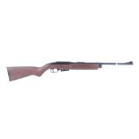 .177 Crosman 1077 Co2 repeater air rifle, open sights, 12 shot magazine, wood stock, no. 315111831