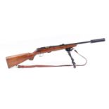 (S1) .22 CZ BRNO Model 2 bolt action rifle, 16½ ins screw cut barrel (moderator available), 5 shot m