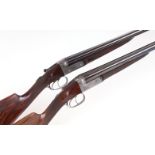 (S2) A pair 12 bore of boxlock ejector shotguns by William Evans, each with 28 ins barrels, the firs