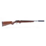 (S1) .17(Hmr) CZ 452-2E bolt action rifle, 18 ins barrel with moderator, scope grooves, 5 shot magaz