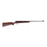 .22 BSA Meteor Mk1 break barrel air rifle, open sights, no. T33026 [Purchasers note: Collection in