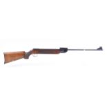 .22 Original Model 35 break barrel air rifle, hooded blade foresight, adjustable rear sight, chequer