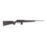 (S1) .17(Hmr) ISSC straight pull rifle, 20 ins threaded barrel, scope rail, 10 shot magazine, synthe