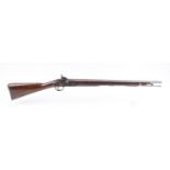 (S58) .650 Tower percussion constabulary carbine, 26 ins fullstocked barrel brass mounted with steel