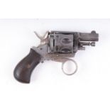 (S5) .320(cf) Belgian double action pocket revolver, 1½ ins round barrel, 6 shot cylinder with side