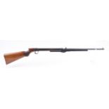 .22 BSA Standard No.2 Lincoln-Jefferies under lever air rifle, original open sights, tap loading, or