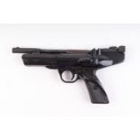 .22 Webley Typhoon top lever air pistol, open sights, nvn [Purchasers note: Collection in person or