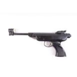 .177 GT RO72 break barrel air pistol, tunnel foresight, adjustable rear sight, no. 146208 [Purchase