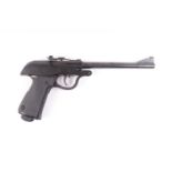 .177 Predom-Lucznik 1976 break action air pistol, open sights, no. P8182 [Purchasers note: Collecti