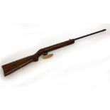 .177 BSA Cadet Major break barrel air rifle c.1949-55, original adjustable sights, etching still vis