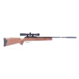 .177 Crosman Nitro Venom break barrel air rifle, moderated barrel, scope rail with mounted 309 x 32