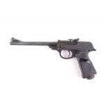 .177 Walther LP53 break action air pistol, open sights, no. 031977 [Purchasers note: Collection in