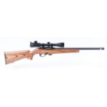 (S1) .22 Remington Model 597 semi automatic, 20 ins have barrel threaded for moderator (capped), 5 s