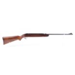 .22 BSA Airsporter Mk2 under lever air rifle, open sights, tap loading, no. GD23747 (n.b.- repair to