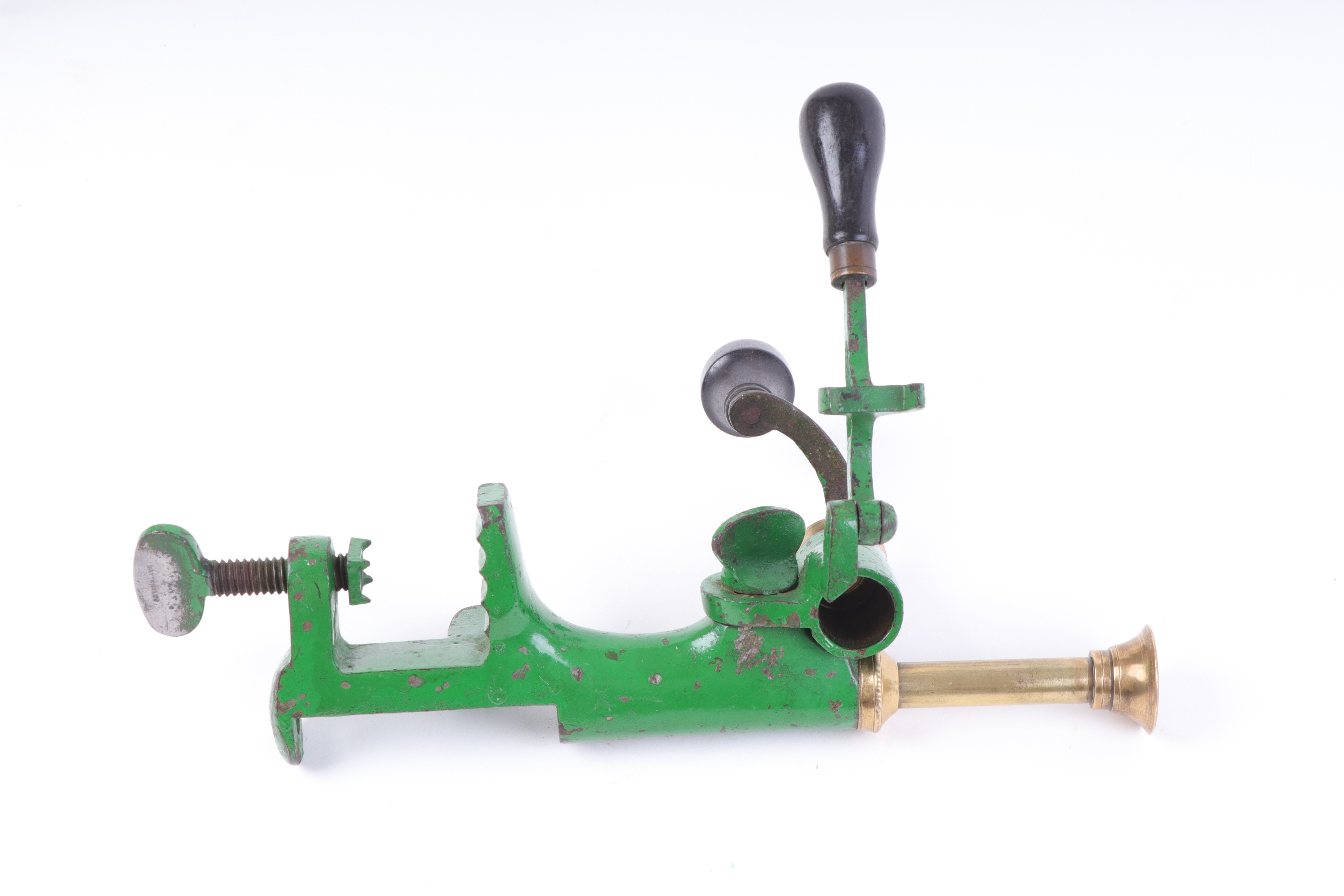 12 bore Combination bench mounted cartridge reloading tool - green