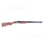 (S2) 12 bore Lanber, over and under, ejector, 29½ ins multi choke ported barrels, full & ¾, broad ve