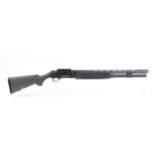 (S1) 12 bore Mossberg 930 pump action multi shot, 24 ins multi choke barrel, ventilated rib, 76mm ch