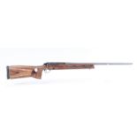 (S1) .225(Win) Tikka M595 bolt action rifle, 25 ins stainless steel screw cut barrel by Norman Clark