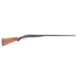 (S2) 12 bore hammer by J Haigs, 30 ins barrels with top rib inscribed J Haigs St James St Portsea, i