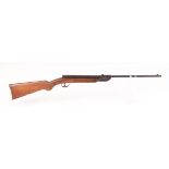.177 Diana break barrel air rifle, open sights, wood stock (some losses) [Purchasers note: Collecti