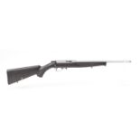 (S1) .22 Mossberg 802 'Plinkster' bolt action rifle, 17 ins threaded barrel, steel action, scope gro