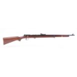 (S2) .22 (smooth) BSA bolt action, 24¼ ins full stocked barrel, protected blade foresight, adjustabl