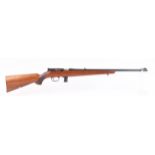 (S1) .22 Tyrol Mod 5522 bolt action/semi automatic rifle, 23 ins sighted barrel, 10 shot magazine, p