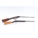 .177 Gem break action vintage air rifle, part octagonal barrel with open sights, no. 36882; .177 Dia