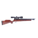 .22 Brocock Concept 'Super 6' PCP bolt action air rifle, mounted 3-9 x 40AO Center Point scope, 6 sh