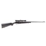 (S1) .22 Brevete RAF Model 54, bolt action semi automatic, (no magazine), 22½ ins barrel threaded fo