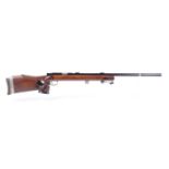 (S1) .22 Anschutz Model 1411 Match 54 bolt action target rifle, 27½ ins heavy barrel, dovetail scope