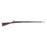 (S58) .650 Tower percussion musket (1853 Pattern), 38½ ins smooth bored barrel, fullstocked and sigh