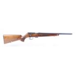 (S1) .17(Hmr) Anschutz 1517 bolt action rifle, 18 ins screw cut barrel, 5 shot magazine, semi pistol