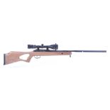 .22 Benjamin Trail NP break barrel air rifle, moderated barrel, mounted 3-9 x 40 scope, thumbhole st