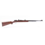 (S1) .22 Winchester Model 72 bolt action rifle, 25 ins barrel with original sights, correct Winchest