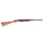 (S2) 12 bore Lincoln over and under, ejector, 28 ins barrels, ¾ & ¼, ventilated rib, 70mm chambers,