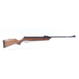 .177 BSA Meteor Mk6 break barrel air rifle, open adjustable sights, semi pistol grip stock with chee