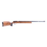 (S1) .22 Anschutz Mod 54 Match bolt action target rifle, 28½ ins heavy barrel, with front sight bloc