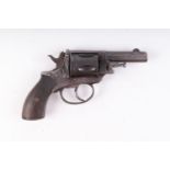 (S5) .320(cf) Belgian double action 5 shot revolver, 2½ ins octagonal sighted barrel, the closed fra