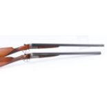 (S2) Two boxlock ejector shotguns: 12 bore by Master, 27¾ ins barrels, ½ & full, engine turned rib,
