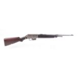 (S5) .351 Winchester Model 1907 self loading rifle, 19½ ins barrel with open sights, 5 shot