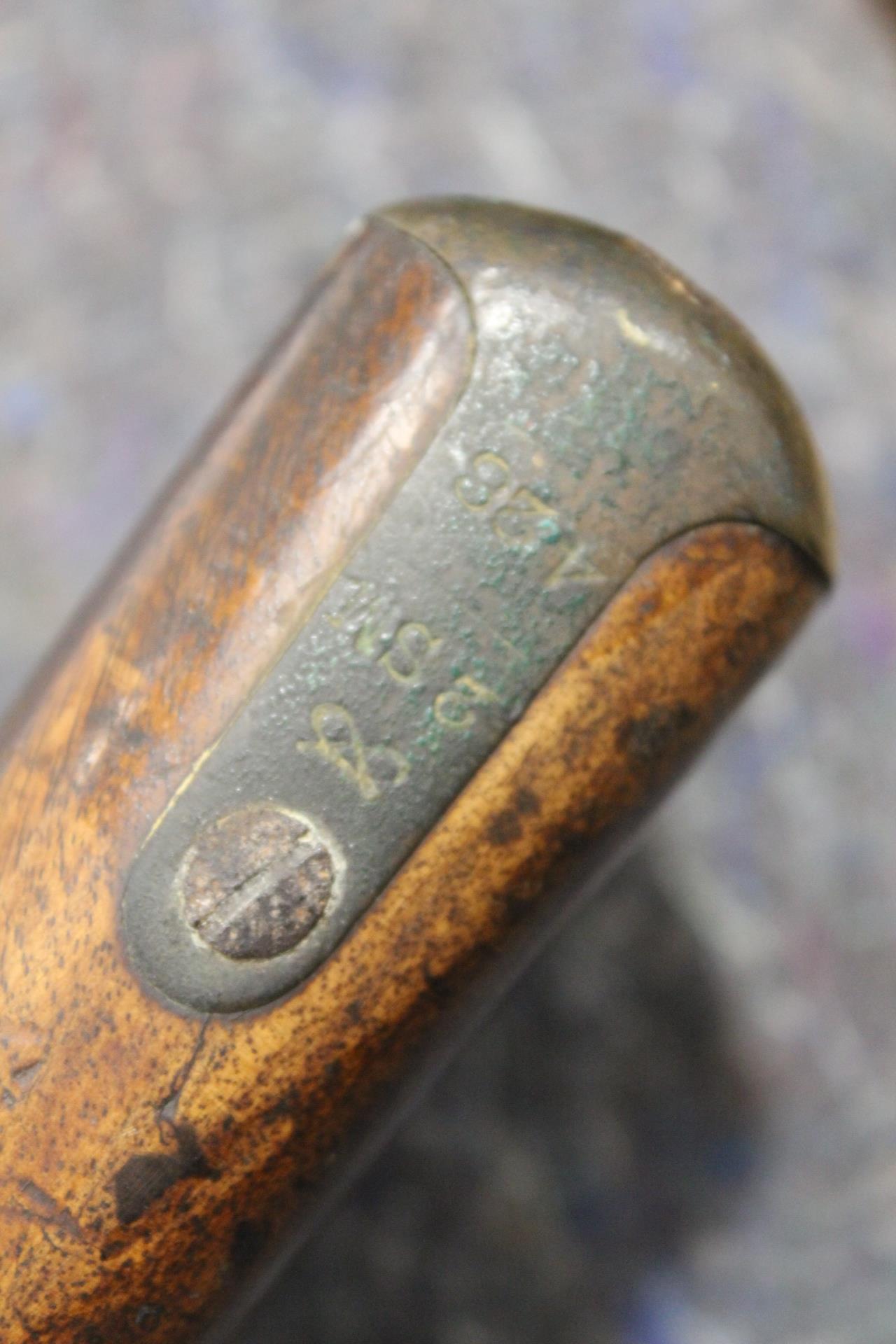 (S58) .577 Tower Enfield percussion smooth bore musket, 38½ ins barrel with blade and ramp sights - Image 11 of 11
