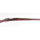 (S1) 6.5 x 55mm (smooth) Carl Gustav 1901 bolt action, 29 ins smooth bore barrel, otherwise military