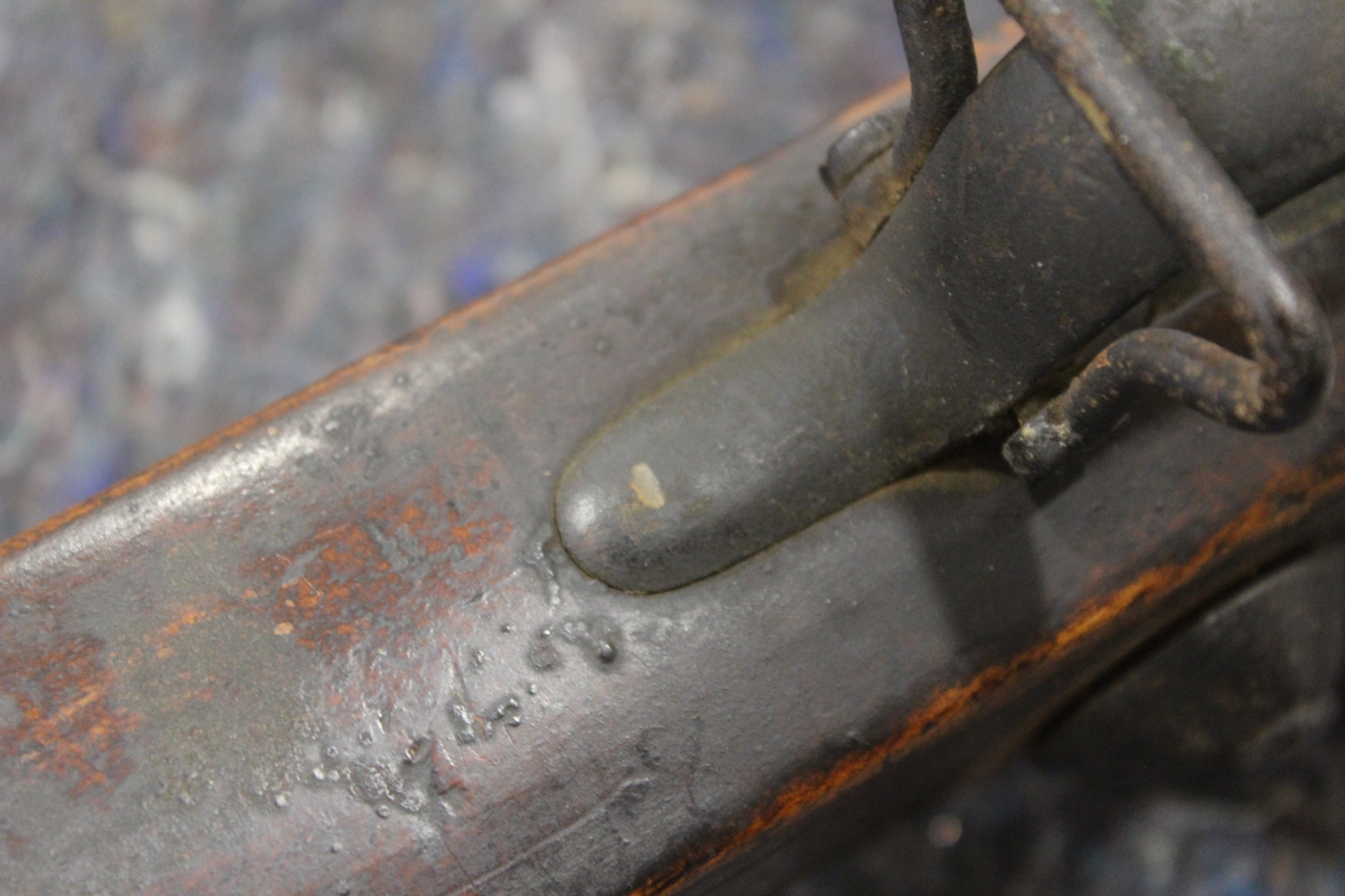 (S58) .577 Tower Enfield percussion smooth bore musket, 38½ ins barrel with blade and ramp sights - Image 8 of 11